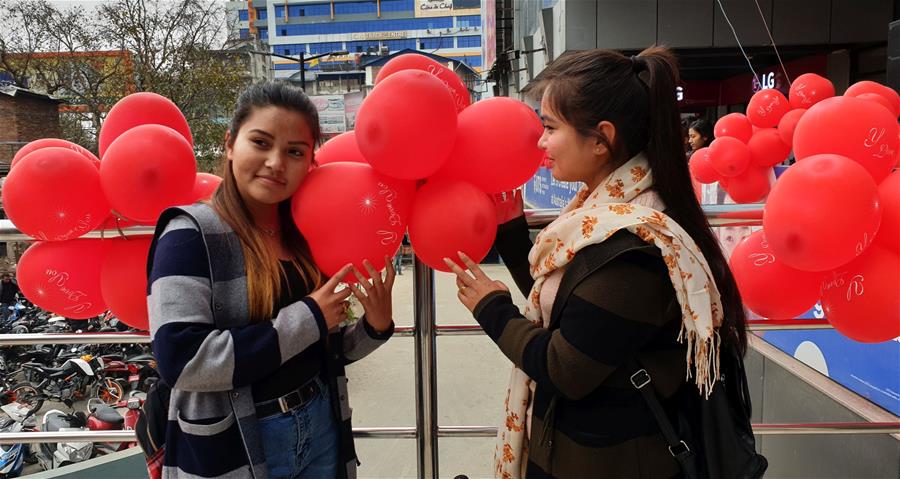 NEPAL-KATHMANDU-VALENTINE'S DAY