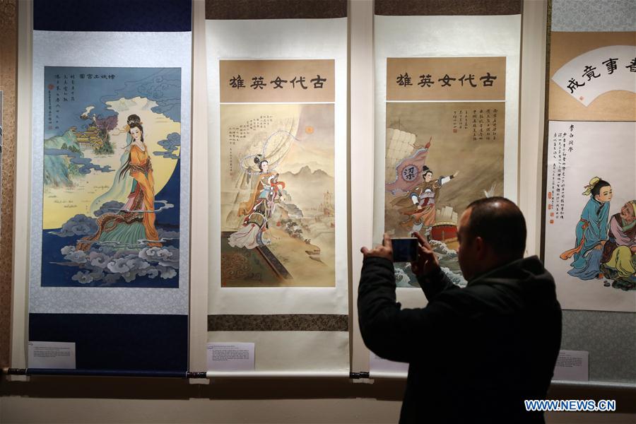 EGYPT-CAIRO-ART EXHIBITION-CHINESE ARTIST