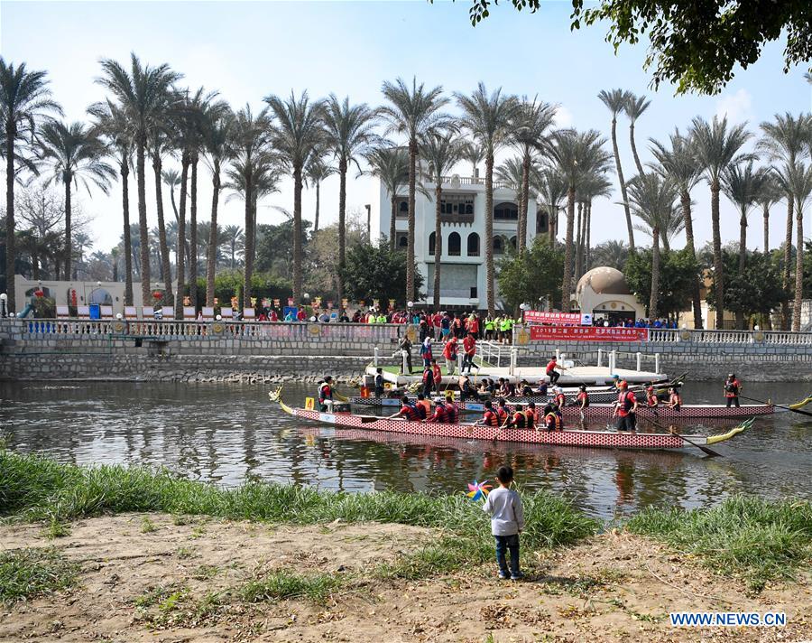 EGYPT-CAIRO-DRAGON BOAT-RACING