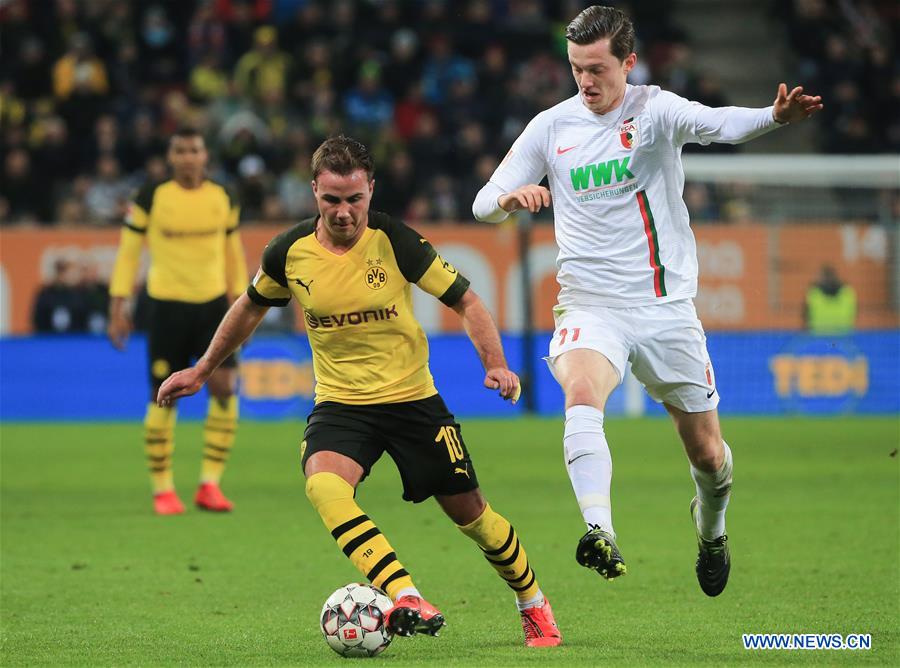 (SP)GERMANY-AUGSBURG-SOCCER-BUNDESLIGA-AUGSBURG VS DORTMUND