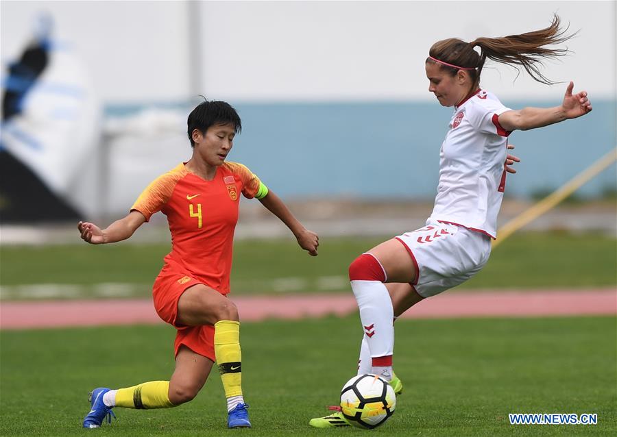 (SP)PORTUGAL-SANTO ANTONIO-FOOTBALL-ALGARVE CUP-CHN VS DEN