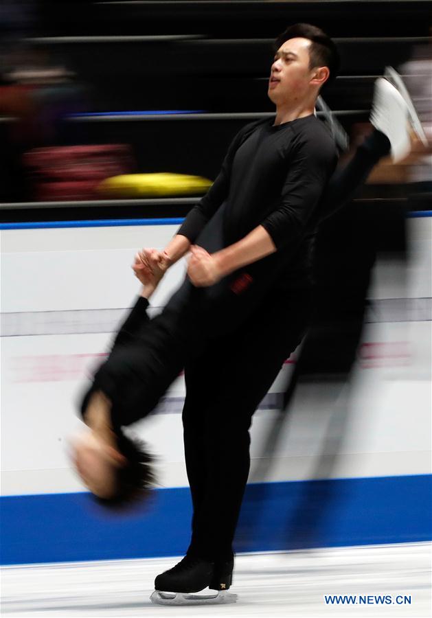 (SP)JAPAN-SAITAMA-FIGURE SKATING-WORLD CHAMPIONSHIPS-TRAINING