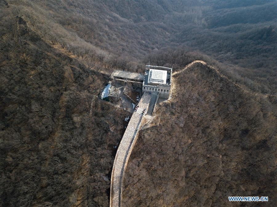 CHINA-BEIJING-GREAT WALL-JIUYANLOU-AERIAL VIEW (CN)