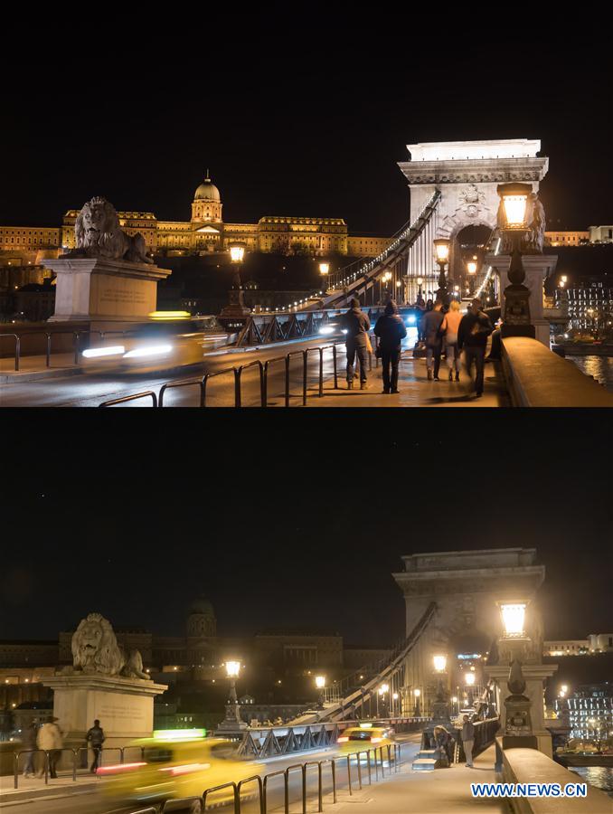 HUNGARY-BUDAPEST-EARTH HOUR