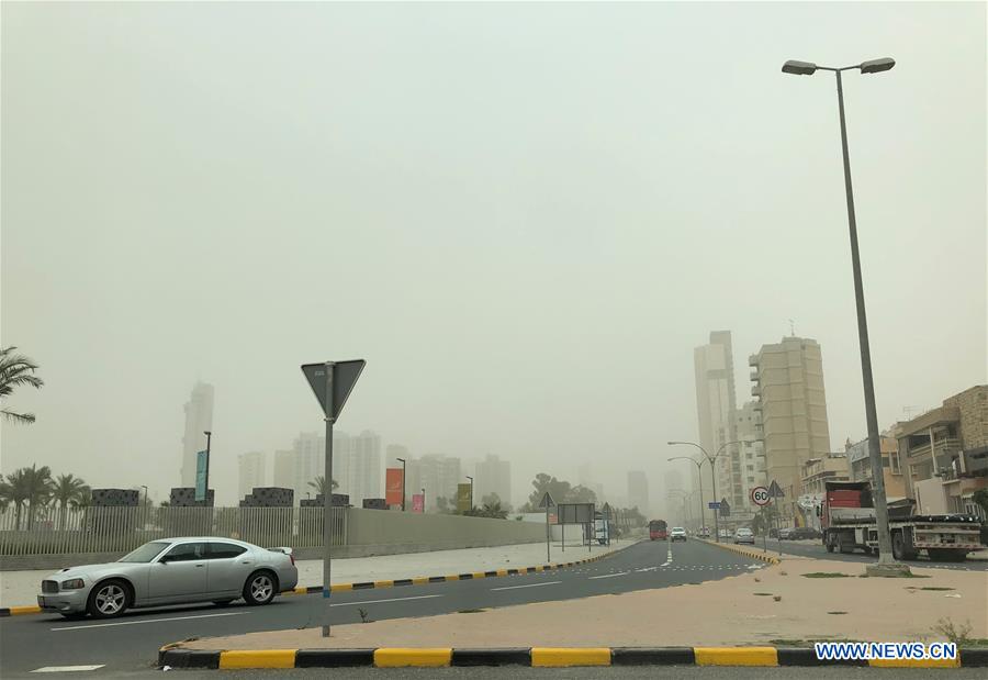 KUWAIT-HAWALLI GOVERNORATE-SAND STORM