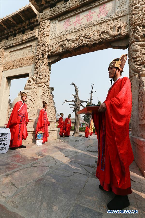 CHINA-SHANDONG-QUFU-CONFUCIUS-CEREMONY (CN)