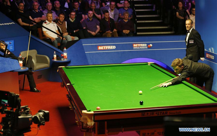 (SP) BRITAIN-SHEFFIELD-SNOOKER-WORLD CHAMPIONSHIP-DAY 4