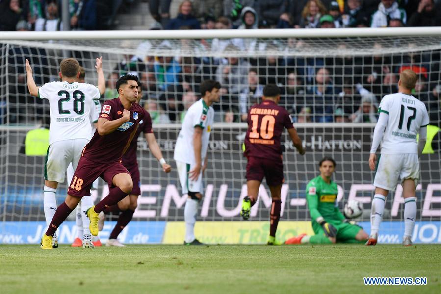 (SP)GERMANY-MOENCHENGLADBACH-SOCCER-BUNDESLIGA-MOENCHENGLADBACH VS HOFFENHEIM