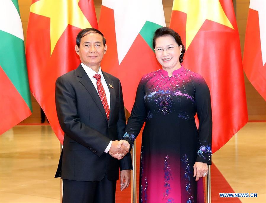 VIETNAM-HANOI-MYANMAR-PRESIDENT-VISIT