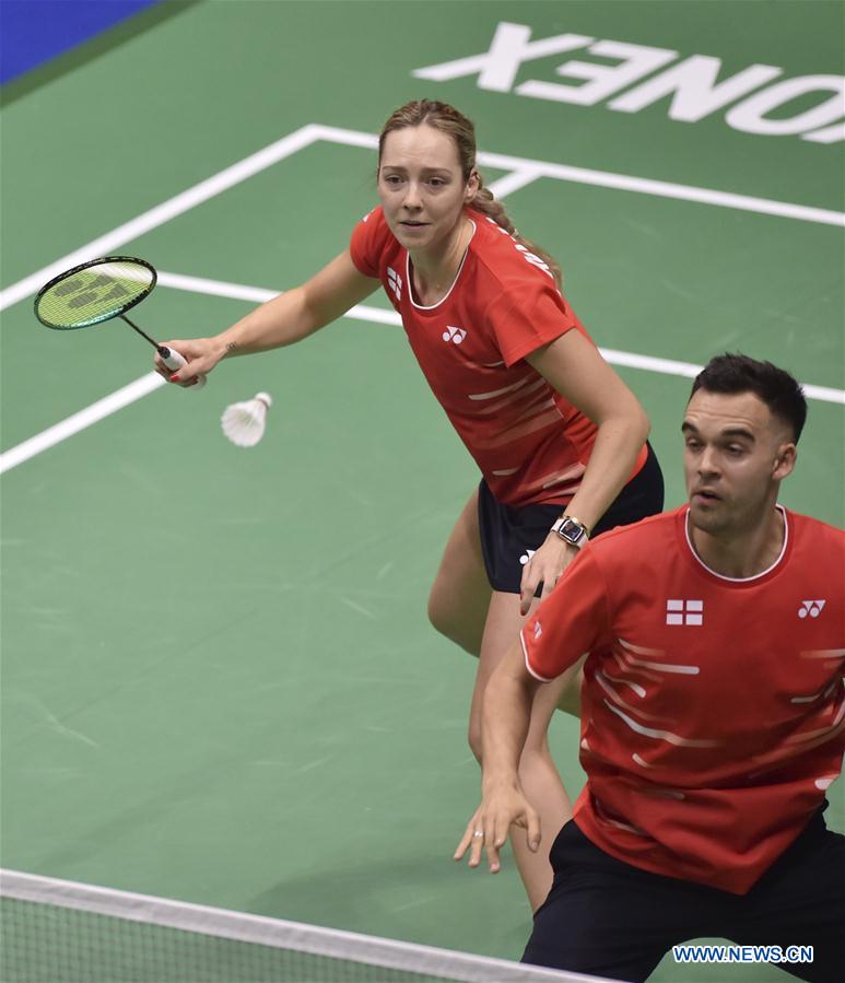 (SP)CHINA-NANNING-BADMINTON-TOTAL BWF SUDIRMAN CUP 2019-INDONESIA VS ENGLAND (CN)