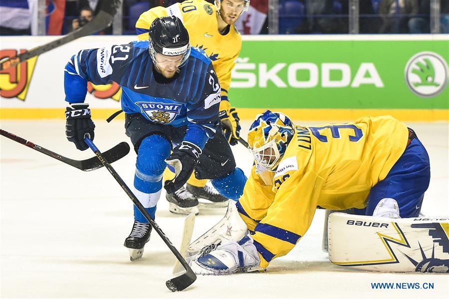 (SP)SLOVAKIA-KOSICE-ICE HOCKEY-IIHF-WORLD CHAMPIONSHIP-QUARTERFINAL-FIN VS SWE