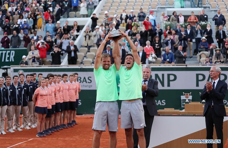 (SP)FRANCE-PARIS-TENNIS-ROLAND GARROS-FRENCH OPEN-MEN'S DOUBLES FINAL