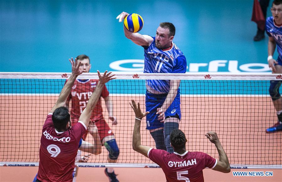 (SP)IRAN-URMIA-FIVB VOLLEYBALL LEAGUE-CANADA VS RUSSIA