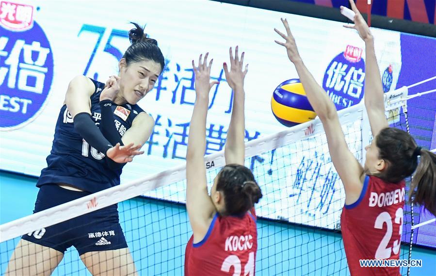 (SP)CHINA-NINGBO-VOLLEYBALL-FIVB NATIONS LEAGUE-CHN VS BUL (CN)