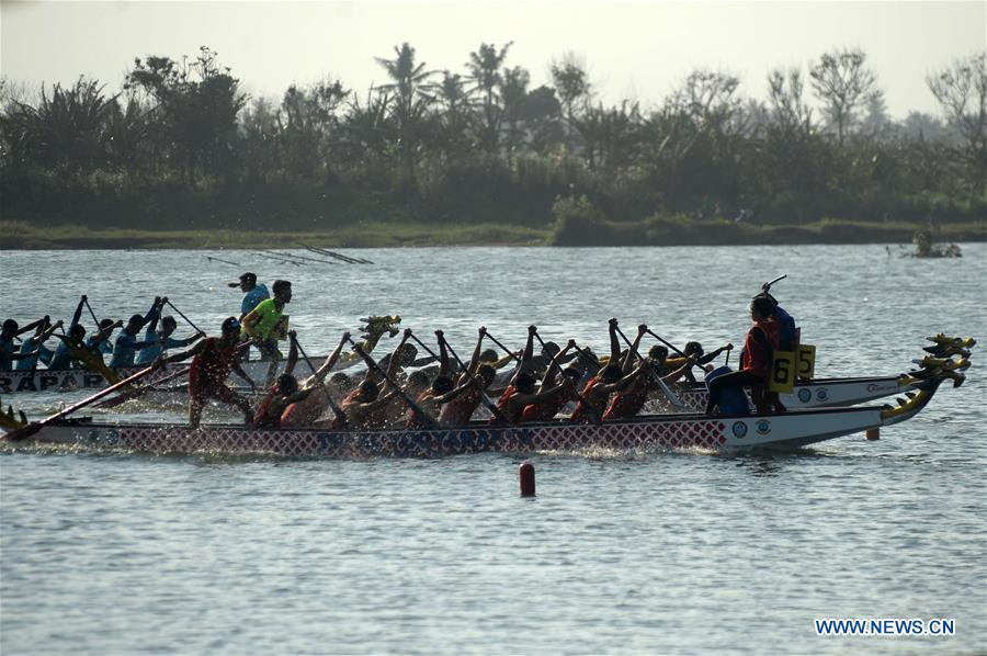 (SP)INDONESIA-YOGYAKARTA-DRAGON BOAT RACE