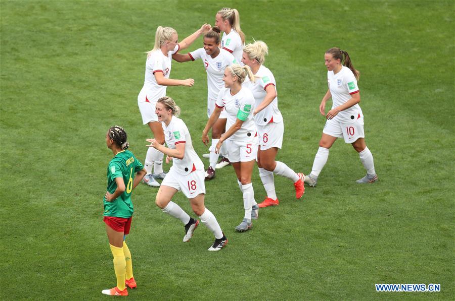 (SP)FRANCE-VALENCIENNES-2019 FIFA WOMEN'S WORLD CUP-ROUND OF 16-ENG VS CMR