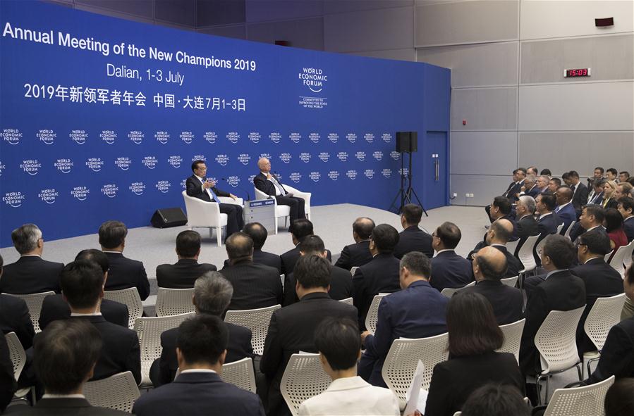 CHINA-DALIAN-LI KEQIANG-SUMMER DAVOS FORUM-DIALOGUE (CN)