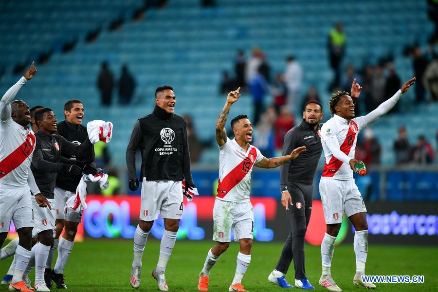 (SP)BRAZIL-PORTO ALEGRE-SOCCER-COPA AMERICA 2019-CHILE VS PERU