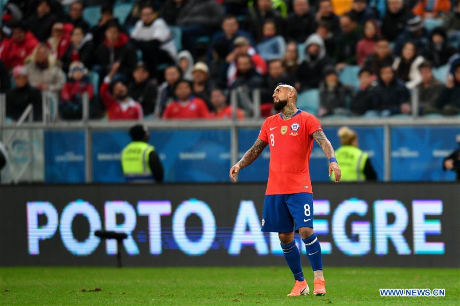 (SP)BRAZIL-PORTO ALEGRE-SOCCER-COPA AMERICA 2019-CHILE VS PERU