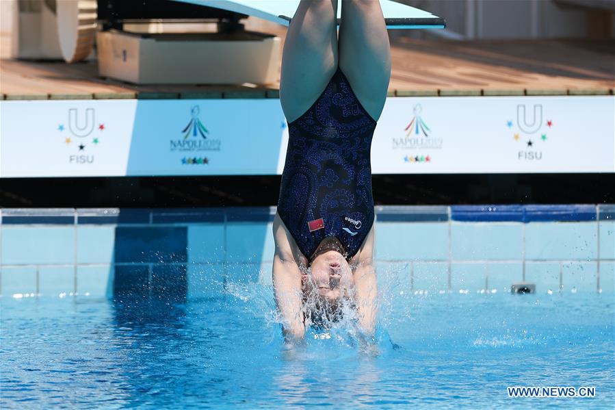 (SP)ITALY-NAPLES-SUMMER UNIVERSIADE-DIVIING-WOMEN'S 1M SPRINGBOARD