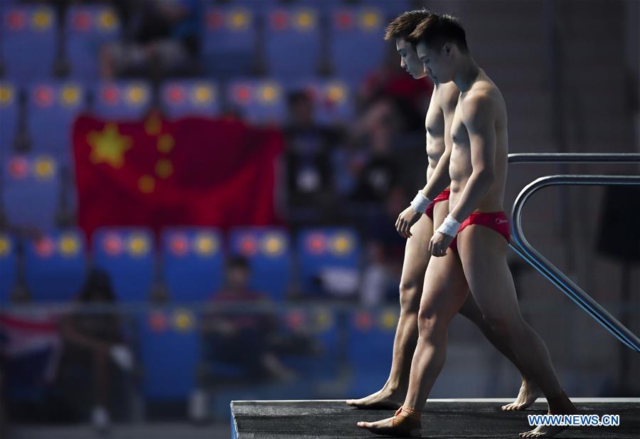 (SP)SOUTH KOREA-GWANGJU-FINA WORLD CHAMPIONSHIPS-MEN'S 10M SYNCHRO PLATFORM FINAL