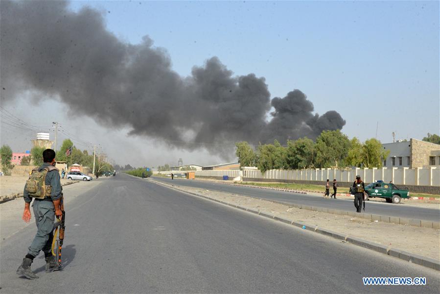 AFGHANISTAN-KANDAHAR-POLICE HEADQUARTERS-ATTACK