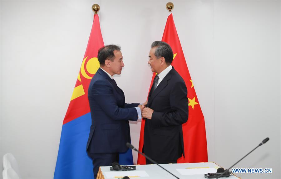 THAILAND-BANGKOK-WANG YI-MONGOLIAN FM-MEETING