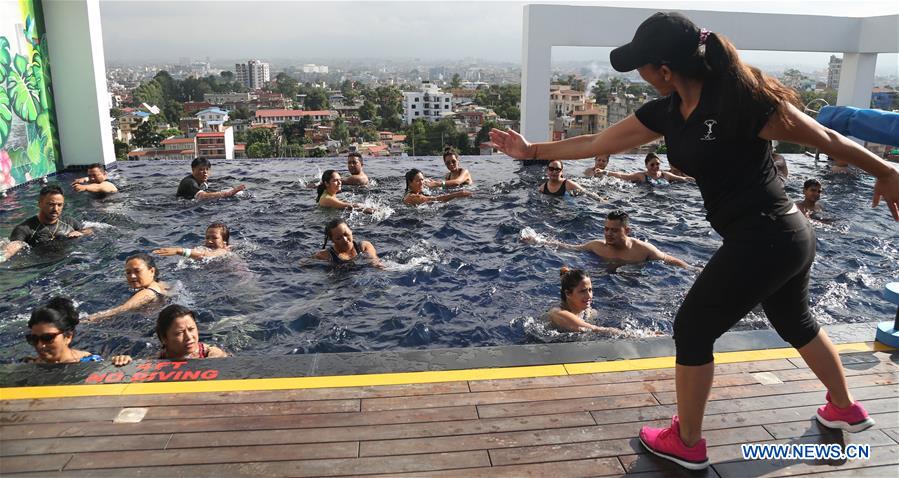 (SP)NEPAL-LALITPUR-AQUA ZUMBA SESSION