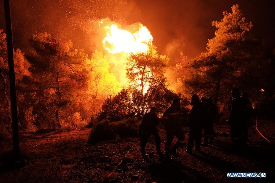 GREECE-EVIA ISLAND-WILDFIRE