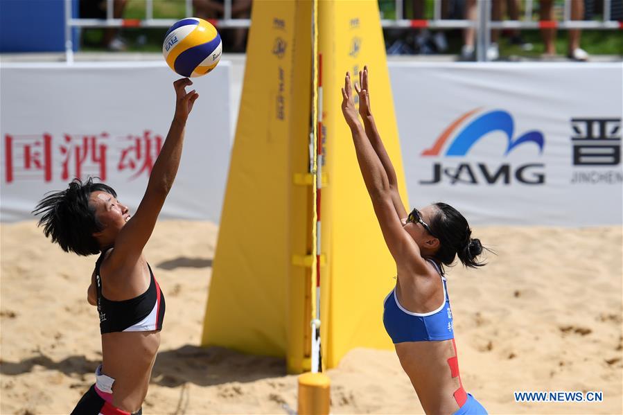 (SP)CHINA-TAIYUAN-2ND YOUTH GAMES-BEACH VOLLEYBALL (CN)