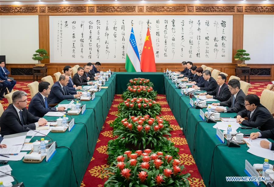 CHINA-BEIJING-GUO SHENGKUN-UZBEKISTAN-MEETING (CN)