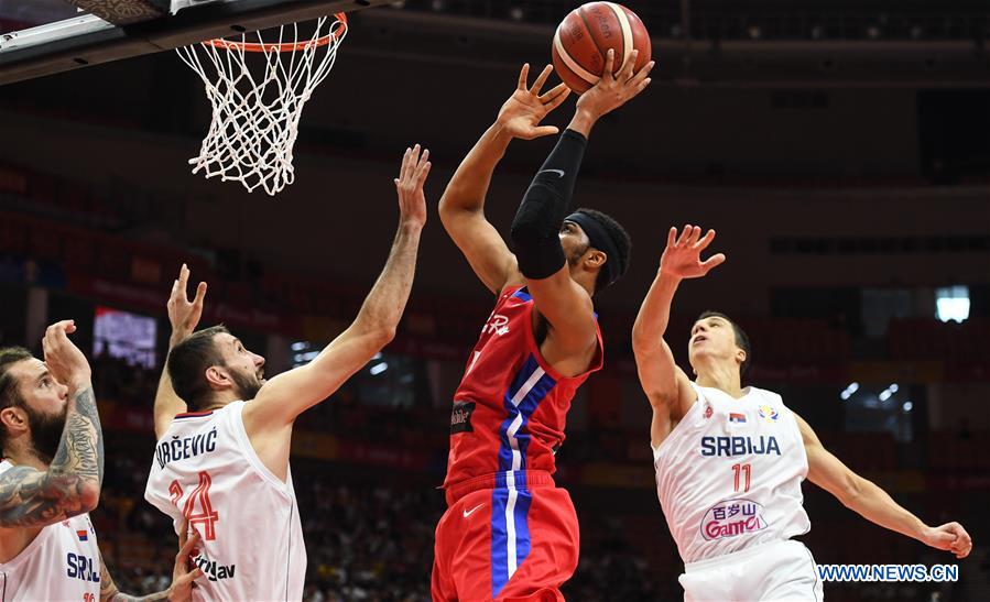 (SP)CHINA-WUHAN-BASKETBALL-FIBA WORLD CUP-GROUP J-SERBIA VS PUERTO RICO (CN)