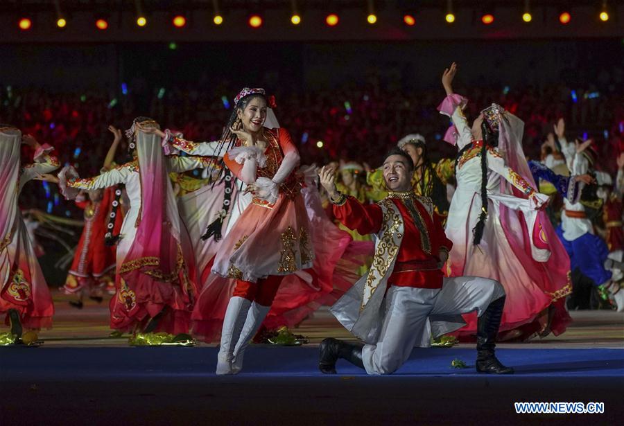 (SP)CHINA-ZHENGZHOU-NATIONAL TRADITIONAL GAMES OF ETHNIC MINORITIES-OPENING CEREMONY (CN)