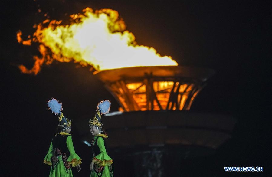 (SP)CHINA-ZHENGZHOU-NATIONAL TRADITIONAL GAMES OF ETHNIC MINORITIES-OPENING CEREMONY (CN)