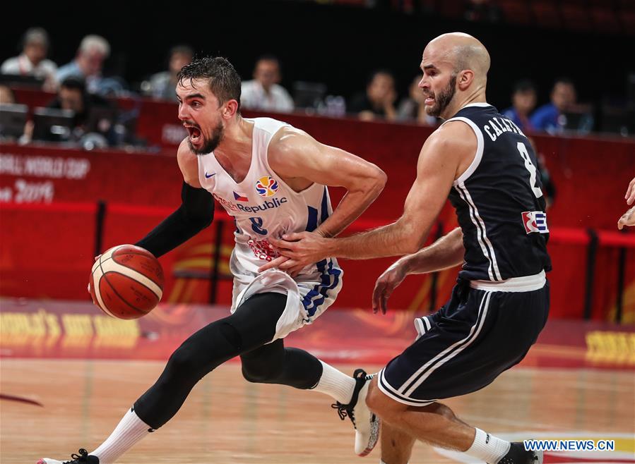 (SP)CHINA-SHENZHEN-BASKETBALL-FIBA WORLD CUP-GROUP K-CZE VS GRE(CN)