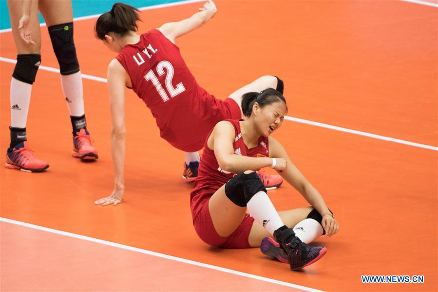 (SP)JAPAN-YOKOHAMA-VOLLEYBALL-WOMEN'S WORLD CUP-CHN VS DOM