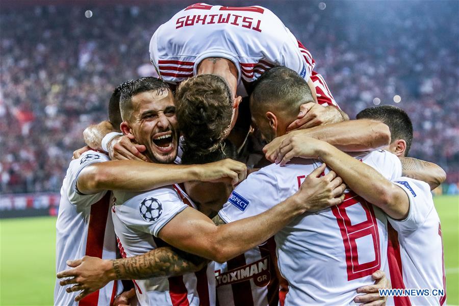 (SP)GREECE-PIRAEUS-SOCCER-CHAMPIONS LEAGUE-OLYMPIACOS VS TOTTENHAM