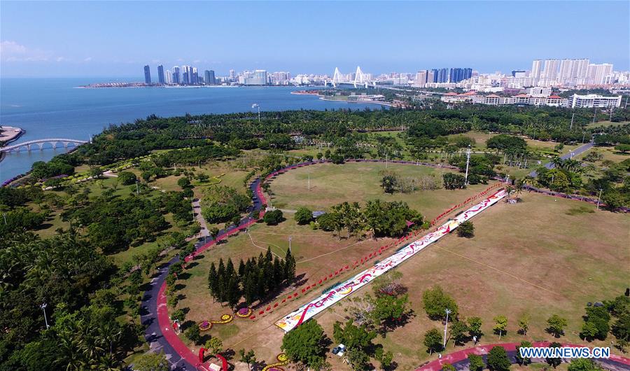 CHINA-HAINAN-HAIKOU-FLOWER CARPET (CN)