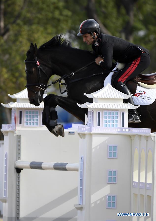 (SP)CHINA-WUHAN-7TH MILITARY WORLD GAMES-EQUESTRIAN