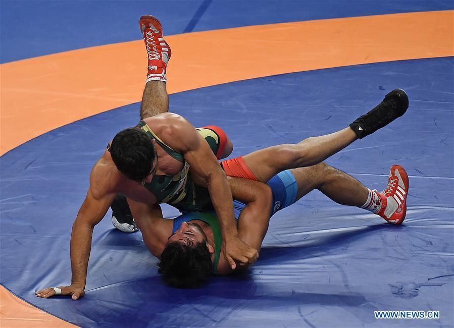 (SP)CHINA-WUHAN-7TH MILITARY WORLD GAMES-WRESTLING(CN)