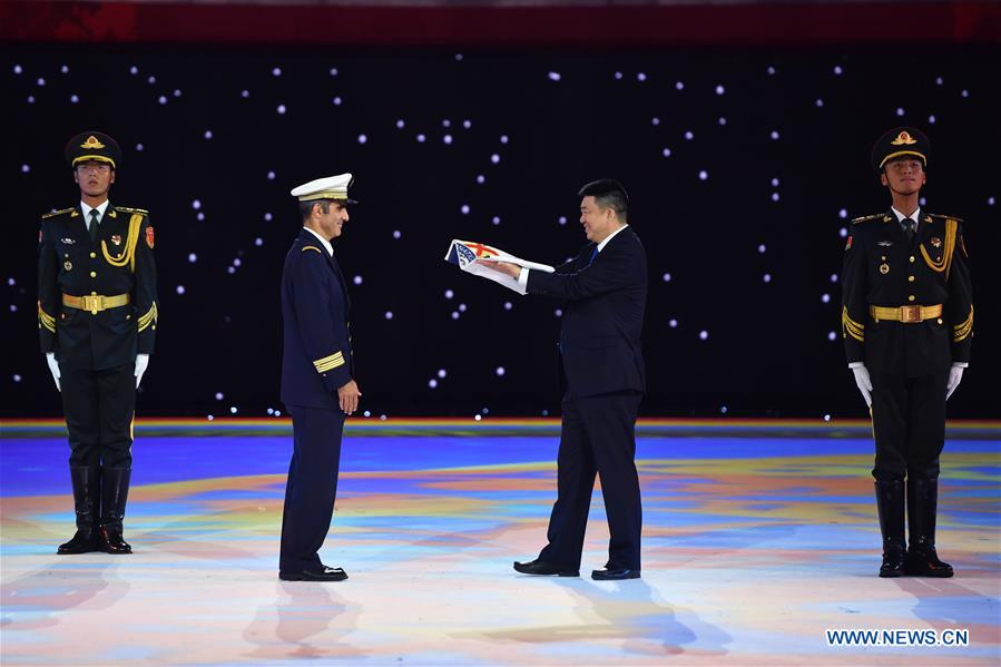 (SP)CHINA-WUHAN-7TH MILITARY WORLD GAMES-CLOSING CEREMONY