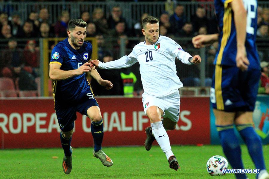 (SP)BOSNIA AND HERZEGOVINA-ZENICA-SOCCER-UEFA EURO 2020 QUALIFICATION-BOSNIA AND HERZEGOVINA VS ITALY