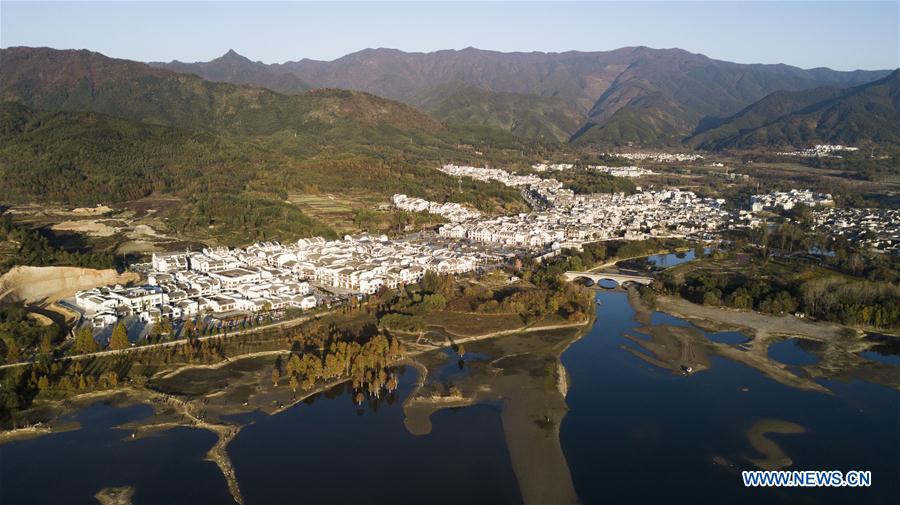 CHINA-ANHUI-SCENERY-AERIAL VIEW (CN)