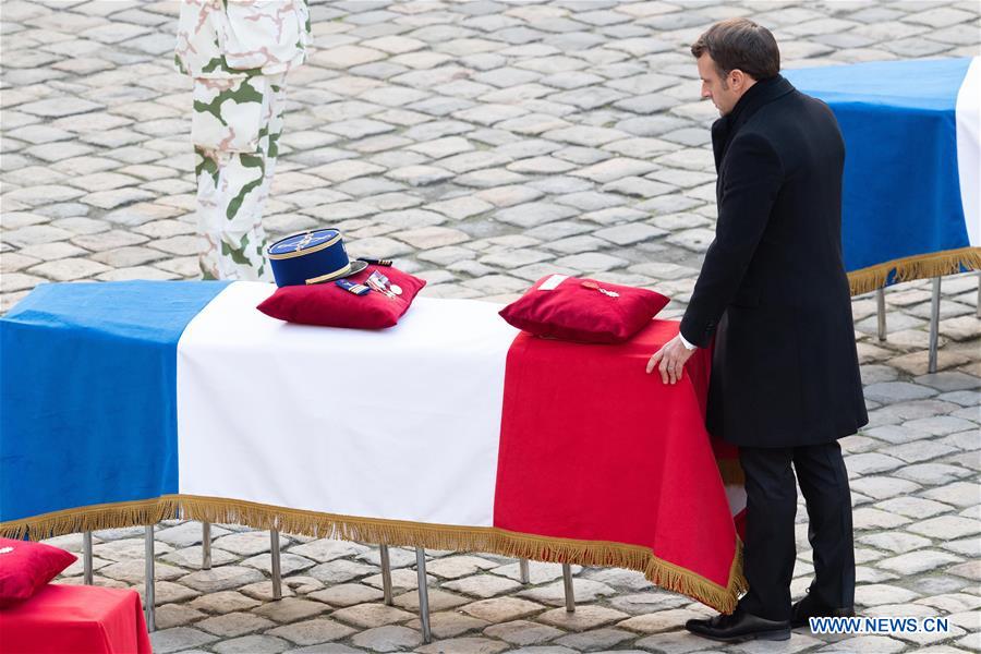 FRANCE-PARIS-13 FALLEN SERVICEMEN-TRIBUTE CEREMONY