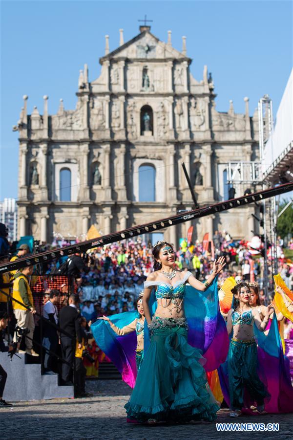 CHINA-MACAO-PARADE-CELEBRATION (CN)