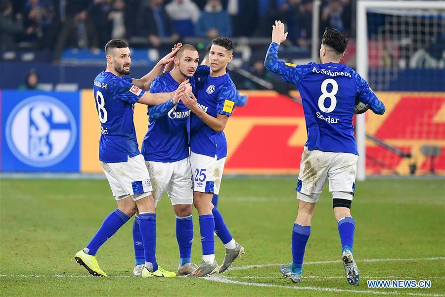 (SP)GERMANY-GELSENKIRCHEN-FOOTBALL-BUNDESLIGA-SCHALKE 04 VS FREIBURG