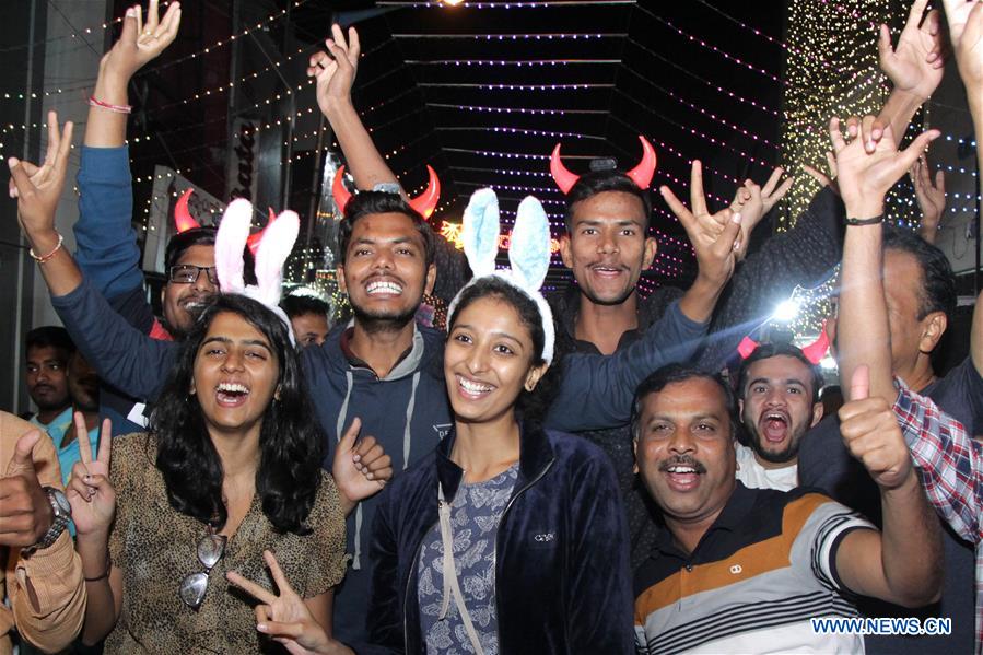 INDIA-BANGALORE-NEW YEAR-CELEBRATION