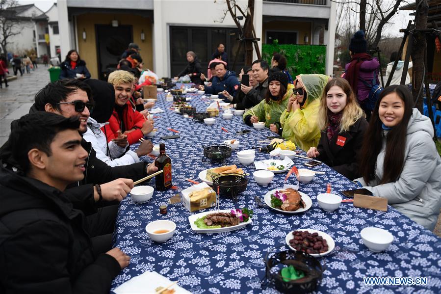 CHINA-ZHEJIANG-ANJI-LUNAR NEW YEAR-FEAST (CN)