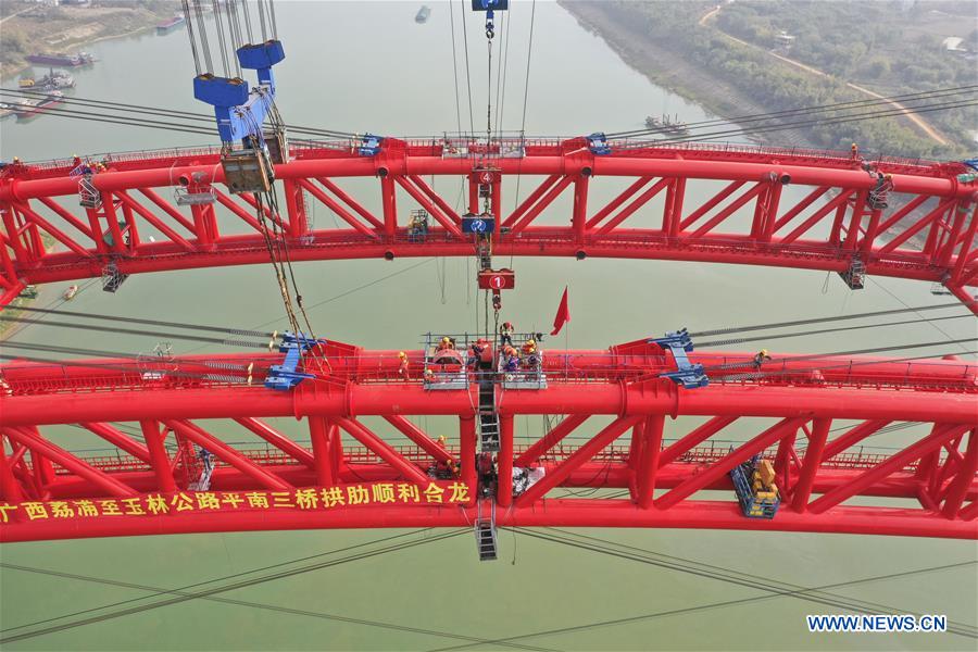 CHINA-GUANGXI-GUIGANG-THIRD PINGNAN BRIDGE-CONSTRUCTION (CN)