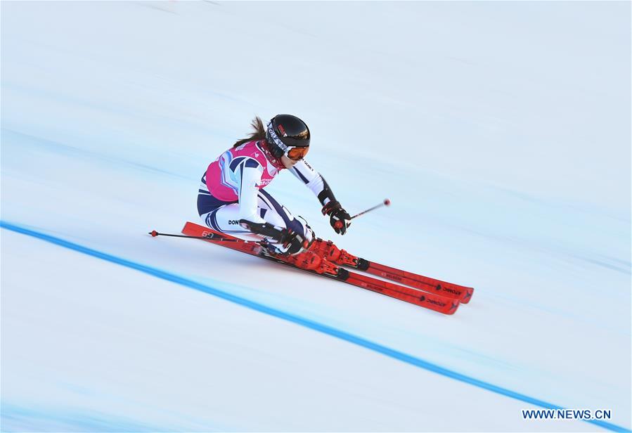 (SP)SWITZERLAND-LES DIABLERETS-WINTER YOG-ALPINE SKIING-WOMEN'S GIANT SLALOM